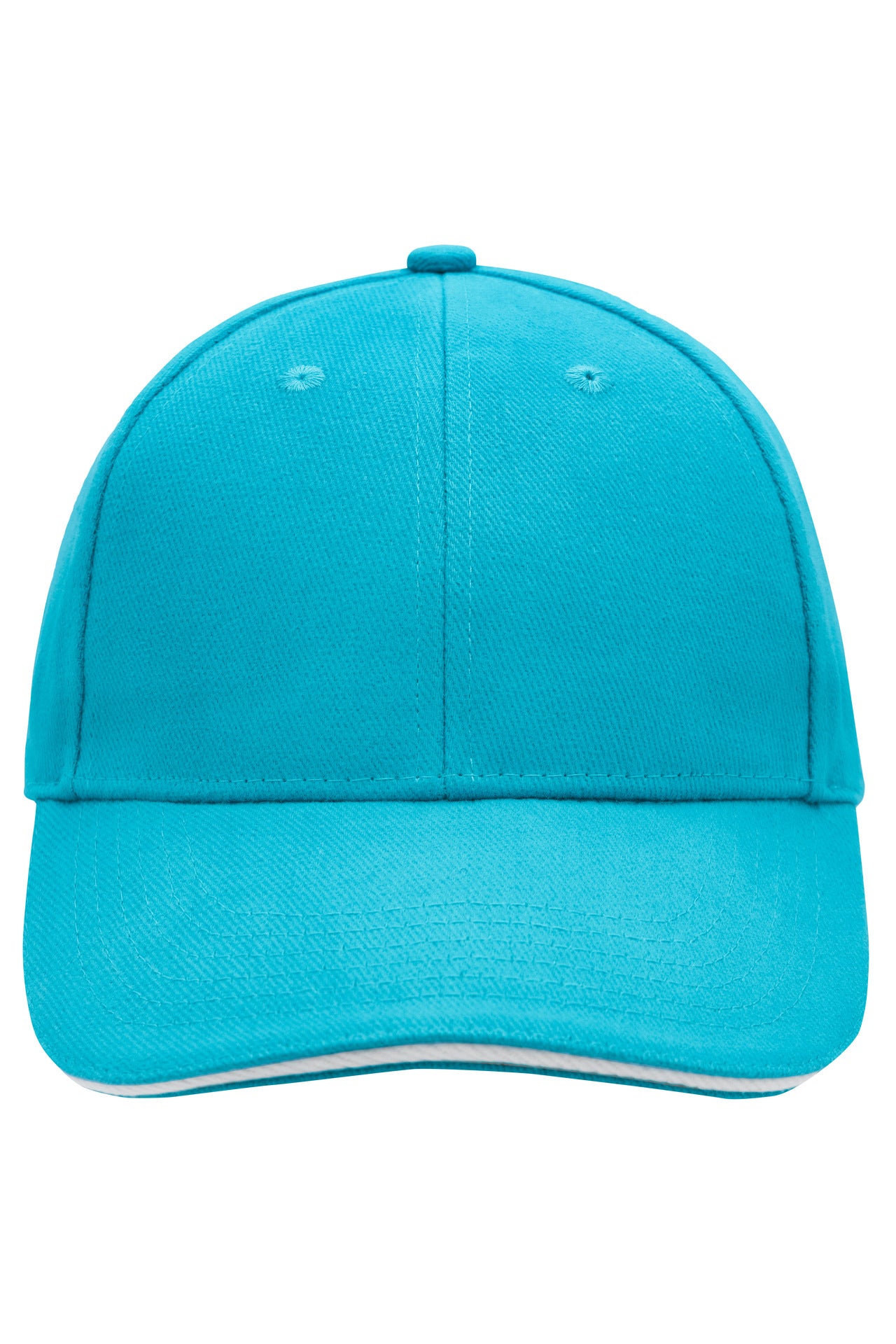 James & Nicholson Panel Sandwich Cap pacific/white
