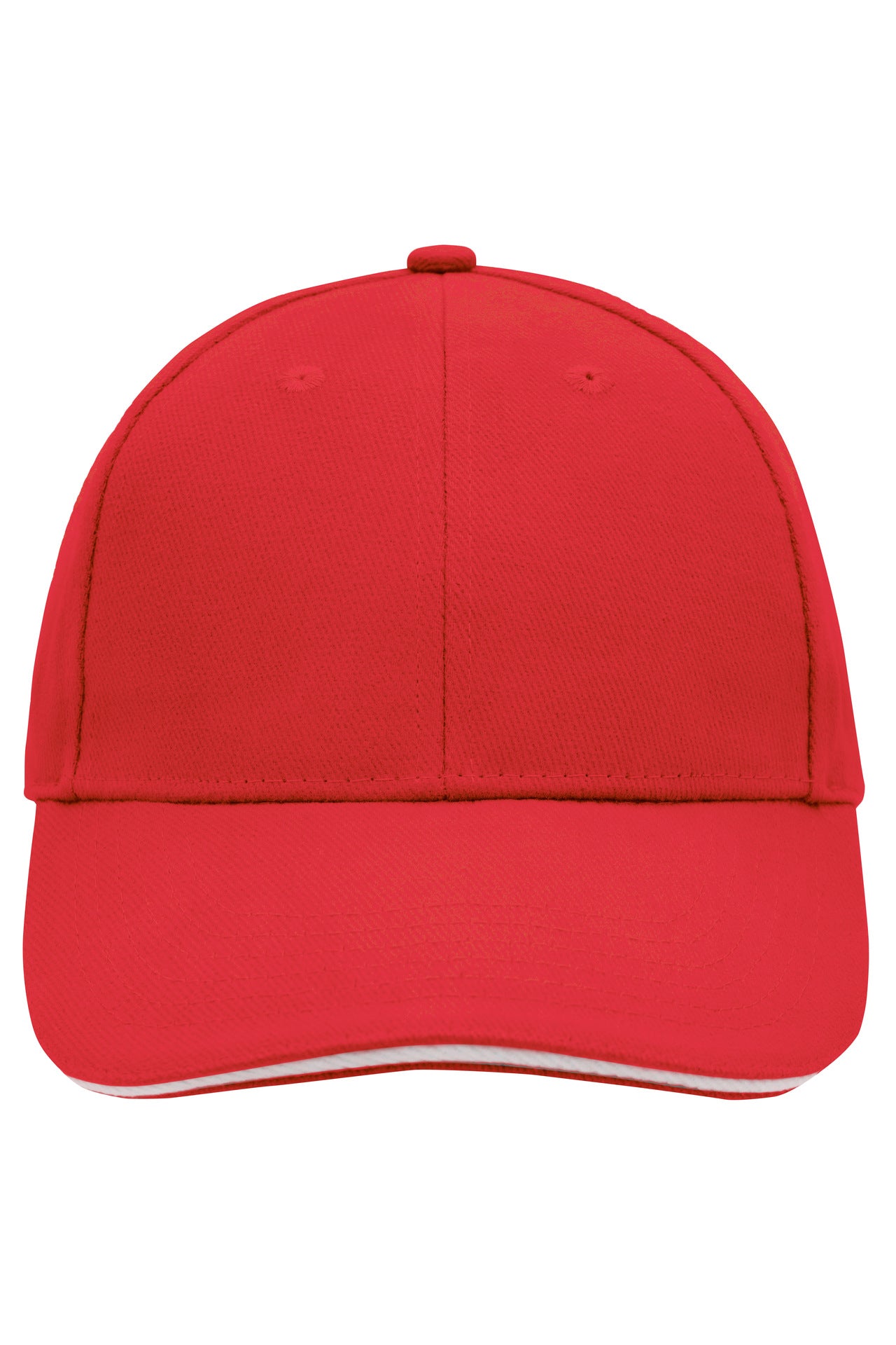 James & Nicholson Panel Sandwich Cap red/white