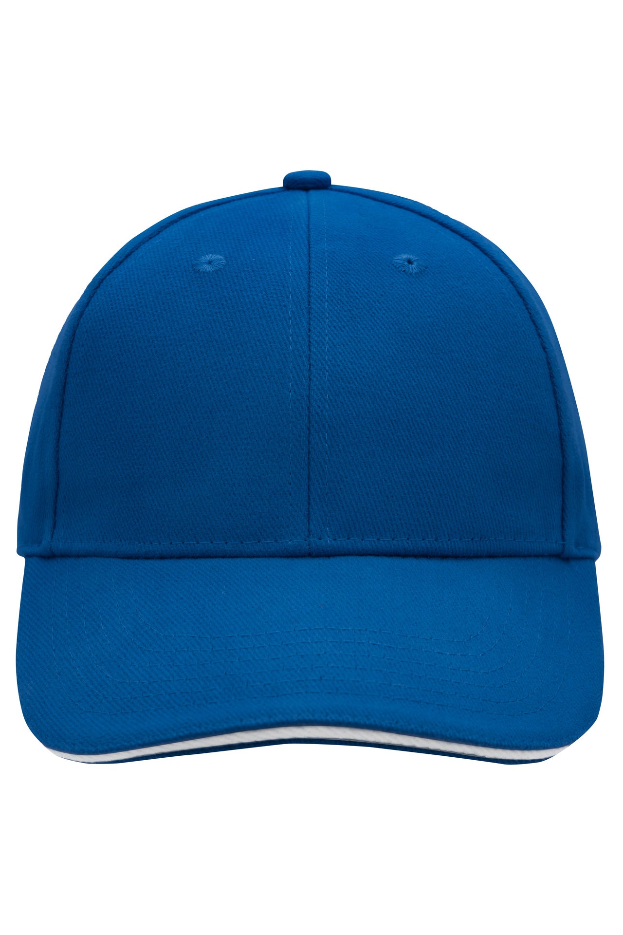 James & Nicholson Panel Sandwich Cap royal/white