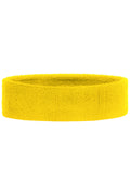 James & Nicholson Frottee Stirnband gold-yellow