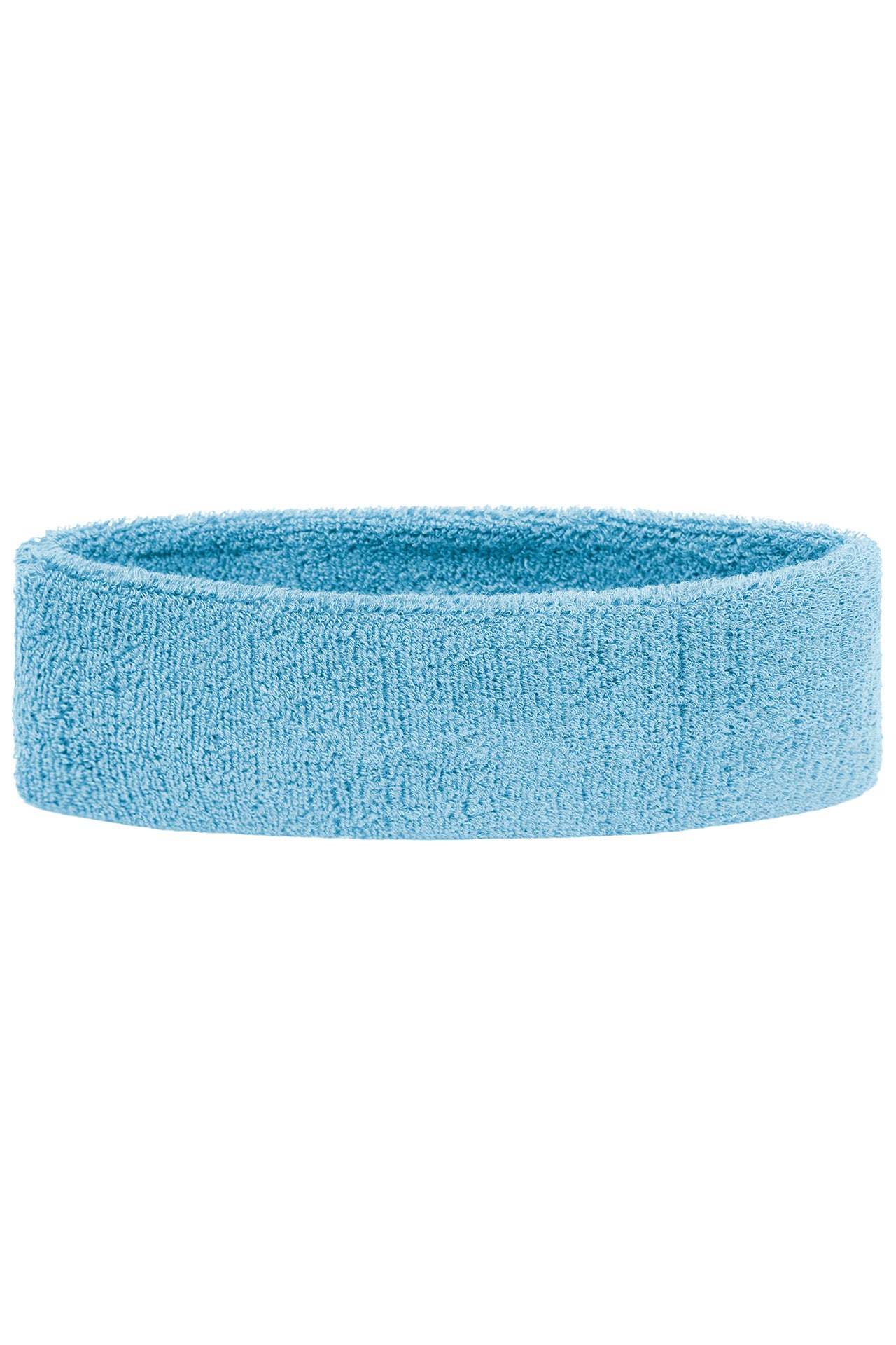 James & Nicholson Frottee Stirnband light-blue