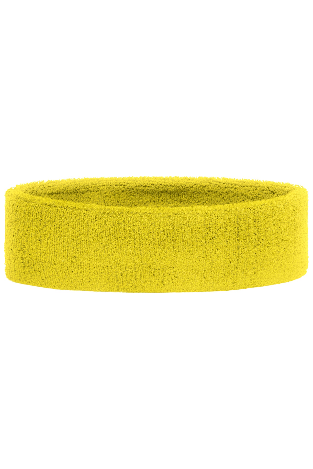 James & Nicholson Frottee Stirnband light-yellow