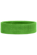 James & Nicholson Frottee Stirnband lime-green