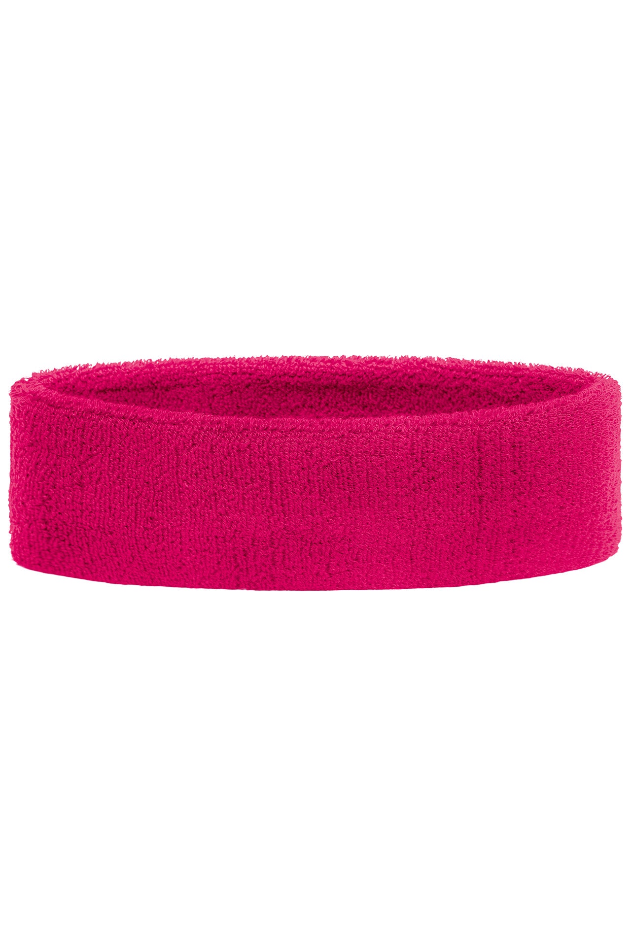 James & Nicholson Frottee Stirnband pink