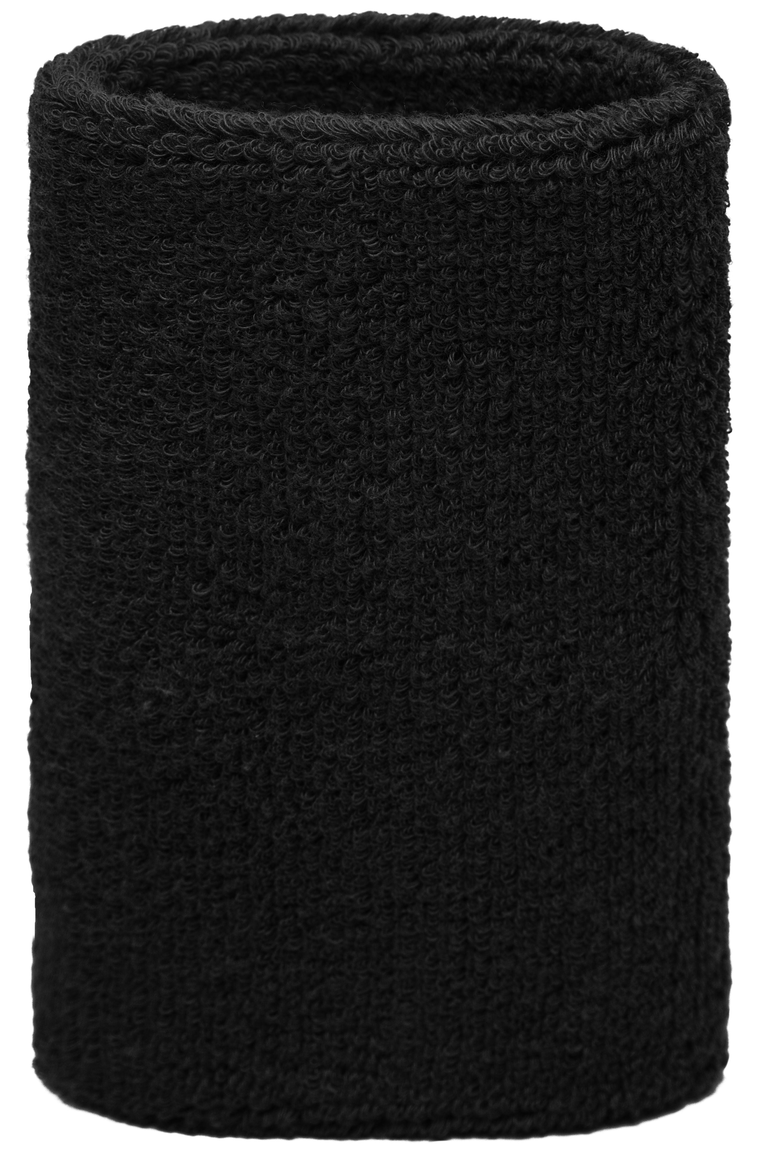 James & Nicholson Extrabreites Schweißband black