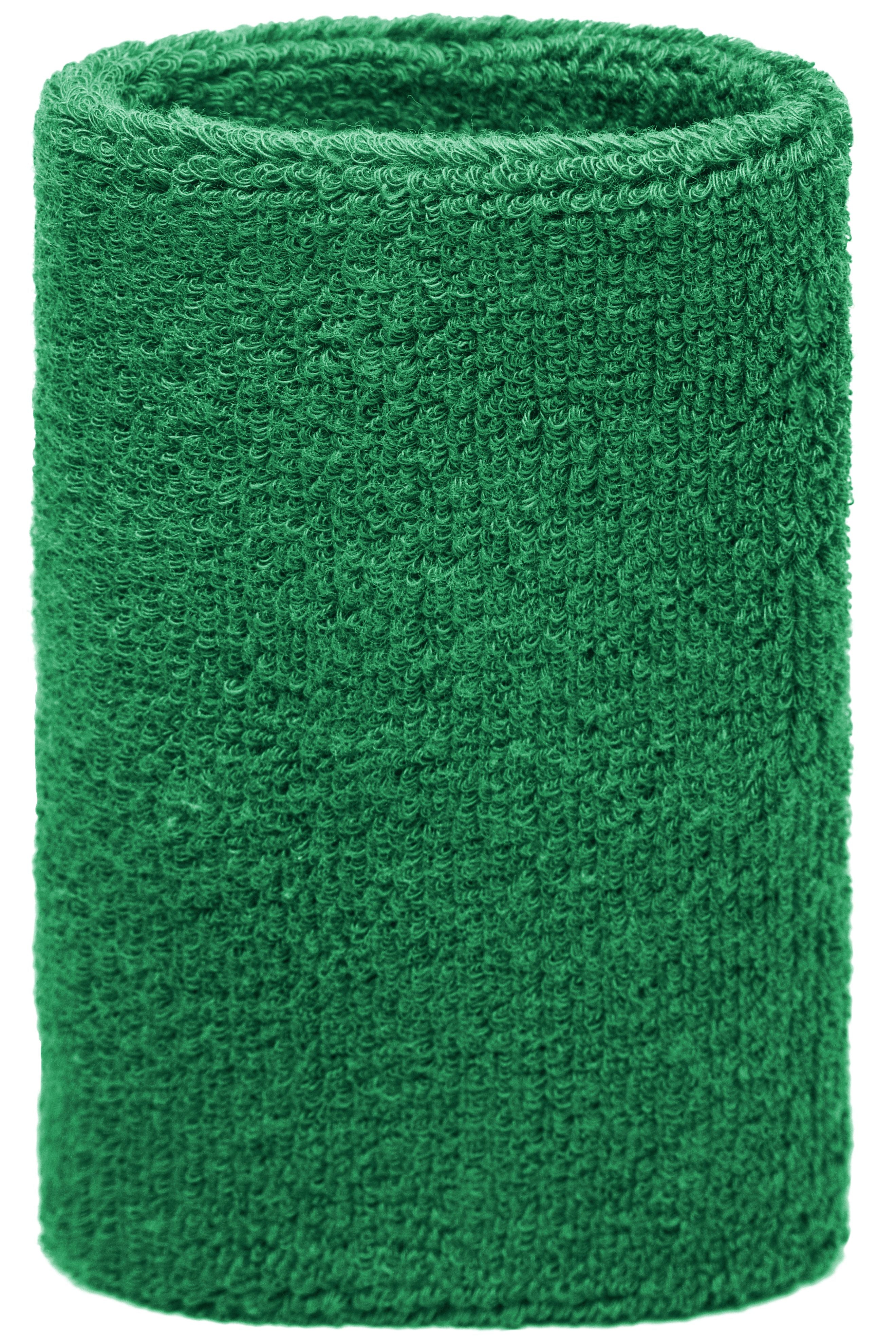 James & Nicholson Extrabreites Schweißband green