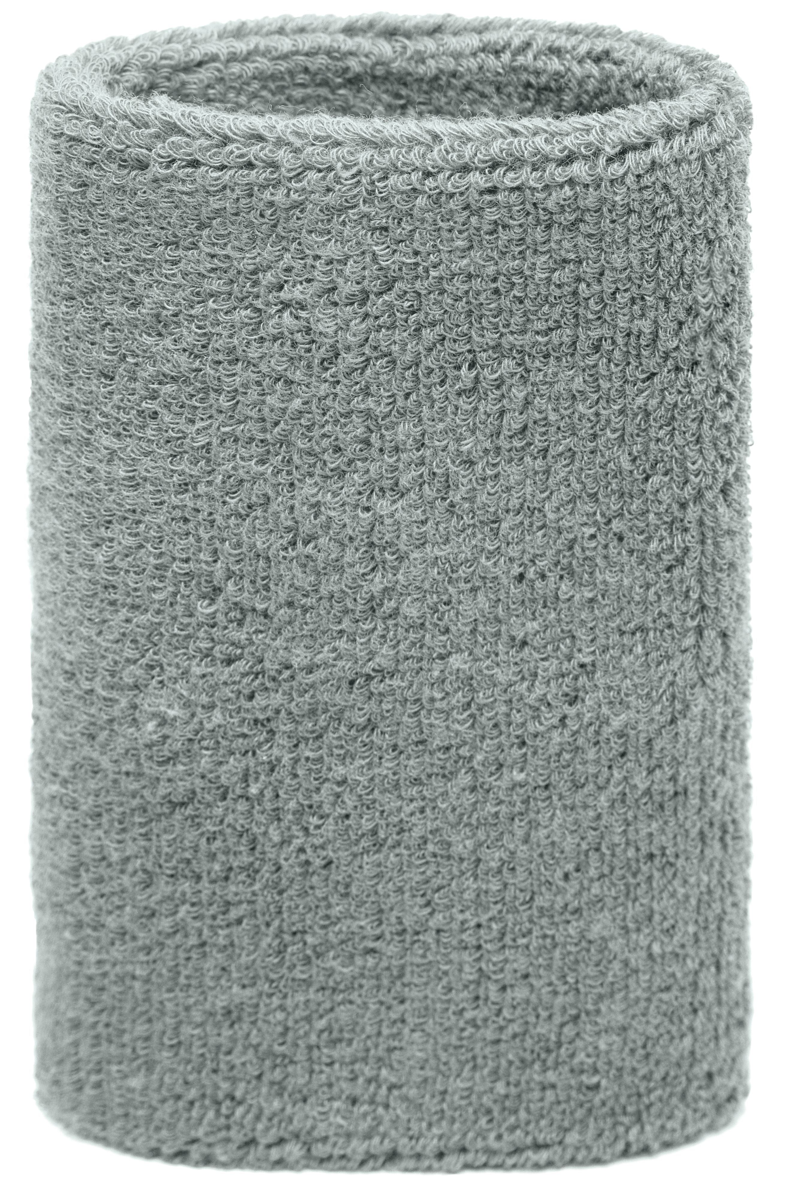 James & Nicholson Extrabreites Schweißband light-grey