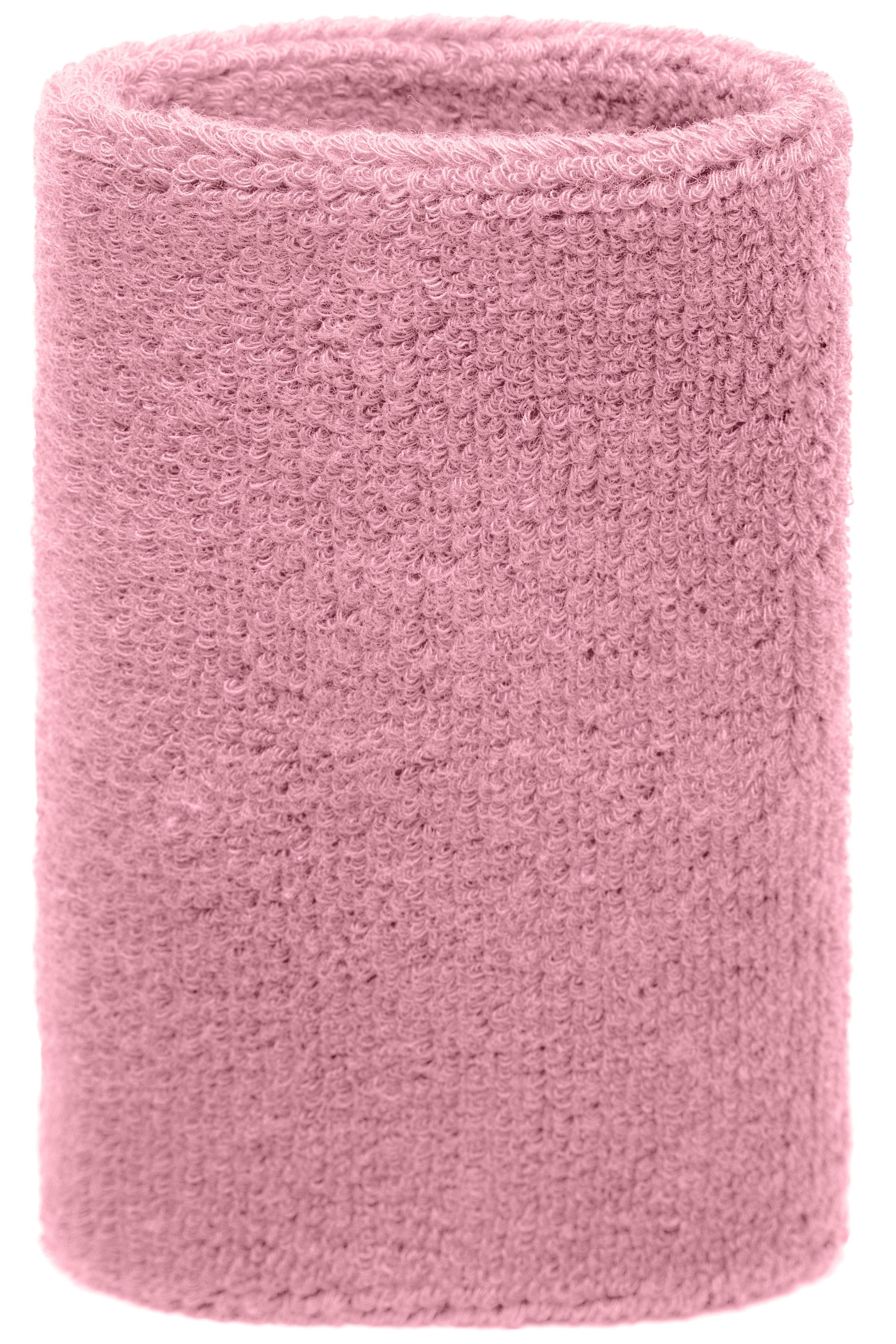 James & Nicholson Extrabreites Schweißband light-pink
