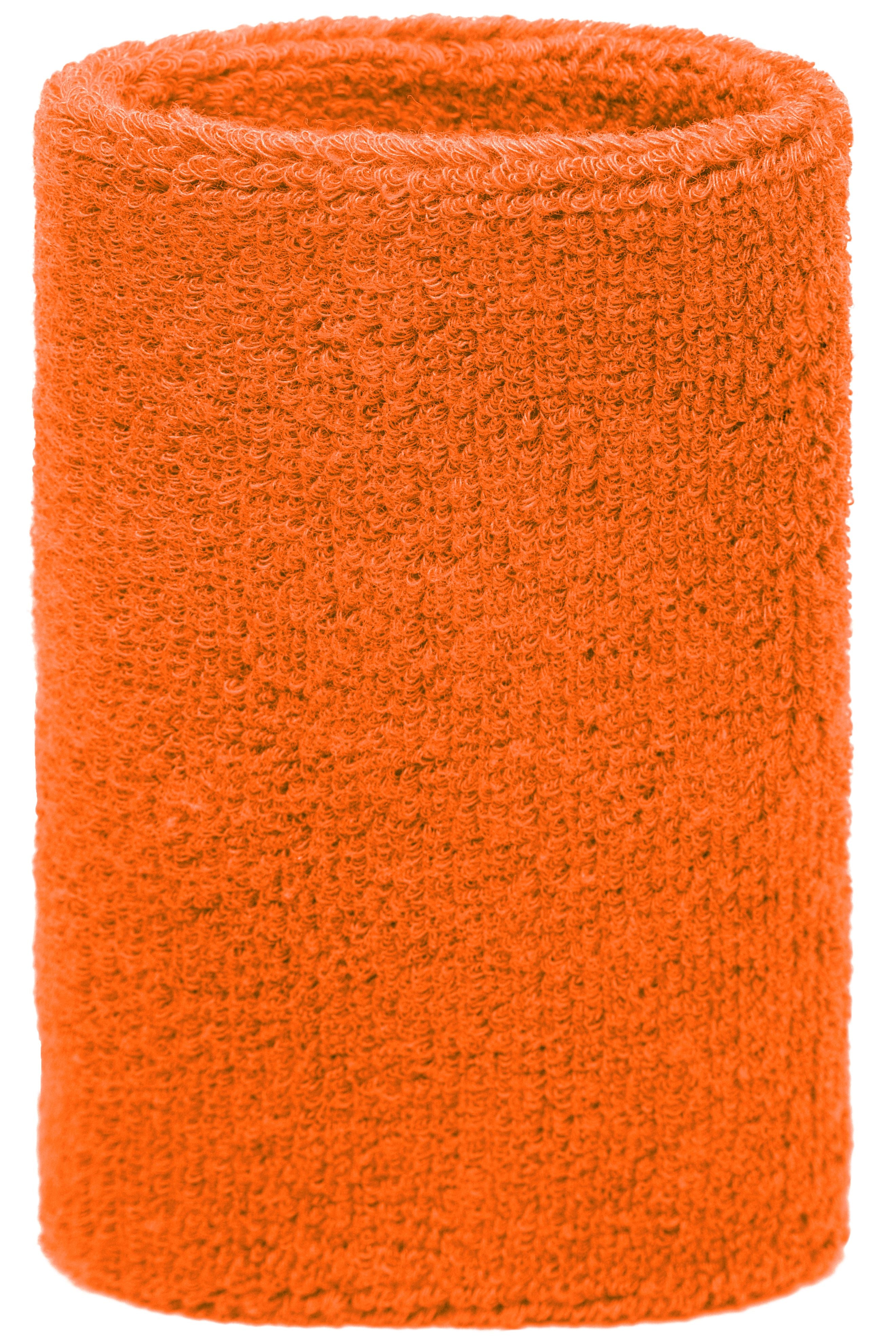 James & Nicholson Extrabreites Schweißband orange