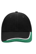 James & Nicholson Kontrast Sandwichcap black/white/dark-green