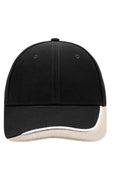 James & Nicholson Kontrast Sandwichcap black/white/light-grey