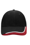 James & Nicholson Kontrast Sandwichcap black/white/red