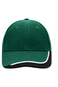 James & Nicholson Kontrast Sandwichcap dark-green/white/black