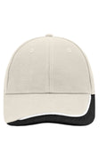 James & Nicholson Kontrast Sandwichcap light-grey/white/black