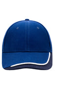 James & Nicholson Kontrast Sandwichcap royal/white/navy