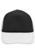 James & Nicholson Panel Mesh Cap black/white