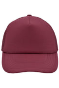 James & Nicholson Panel Mesh Cap burgundy