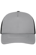 James & Nicholson Panel Mesh Cap dark-grey/black