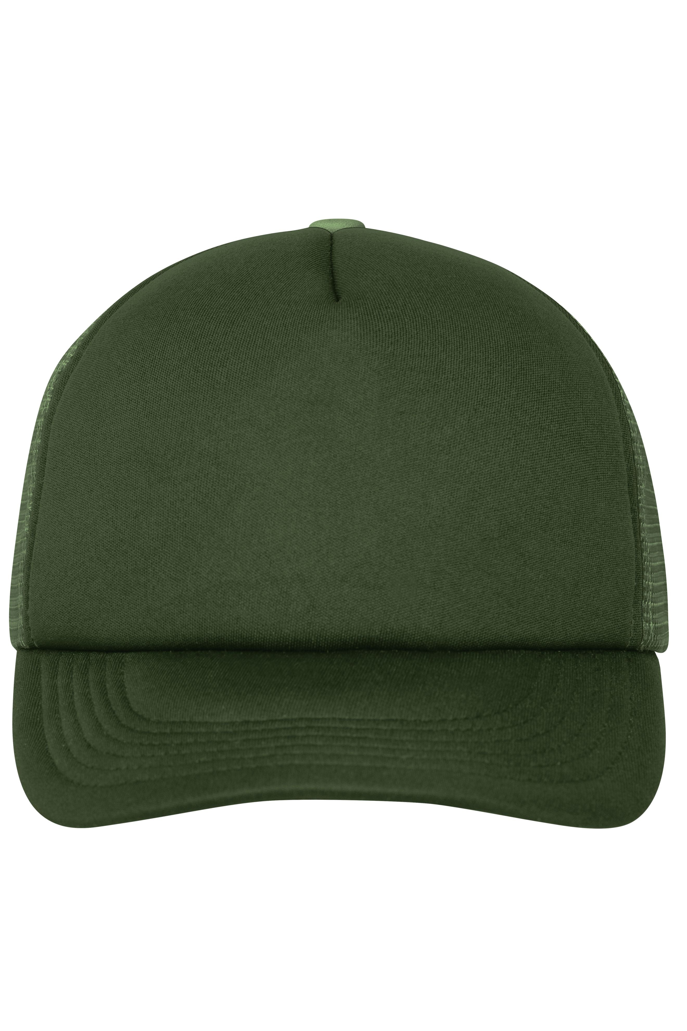James & Nicholson Panel Mesh Cap dark-olive