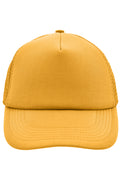 James & Nicholson Panel Mesh Cap gold-yellow