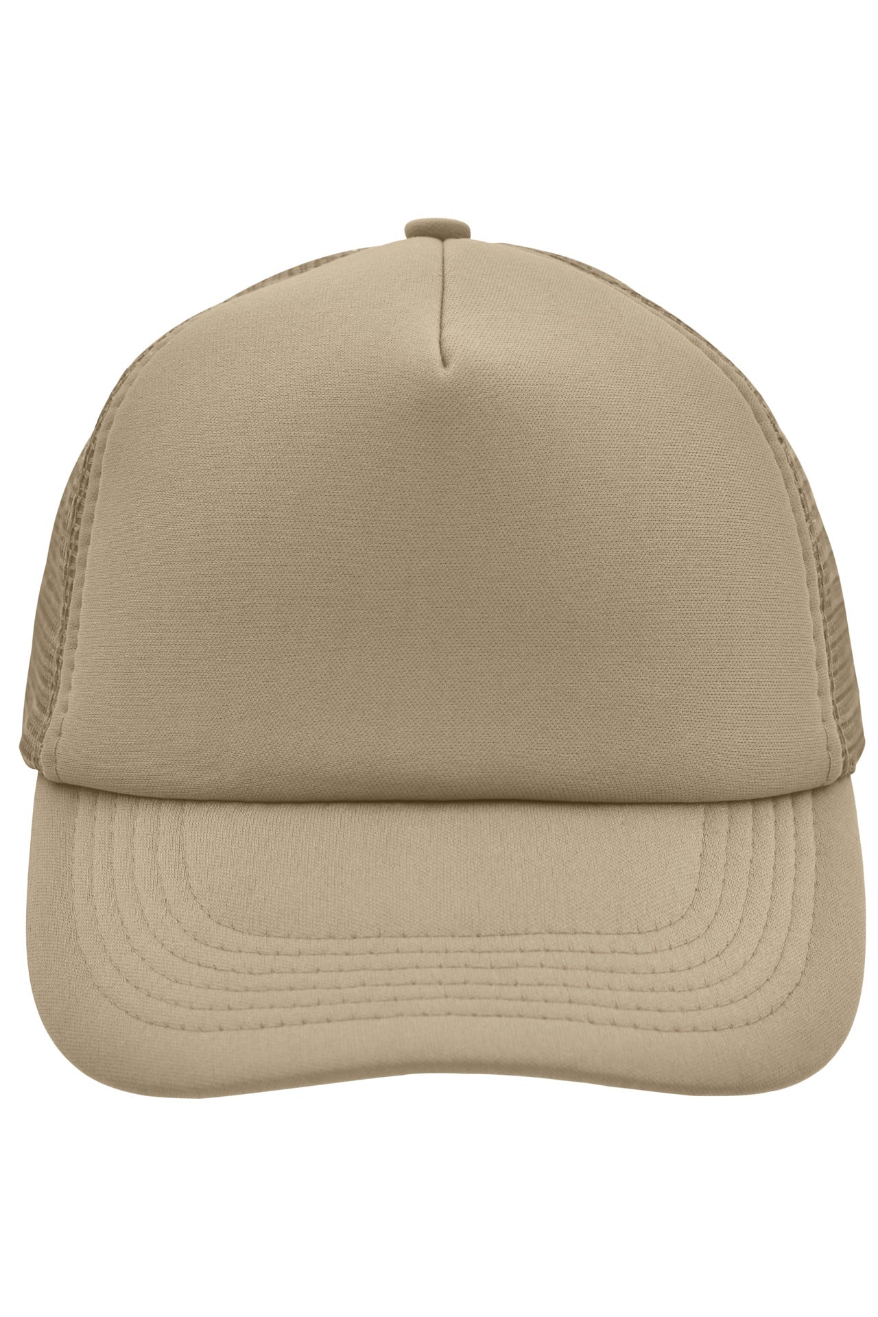 James & Nicholson Panel Mesh Cap khaki