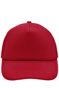 James & Nicholson Panel Mesh Cap red