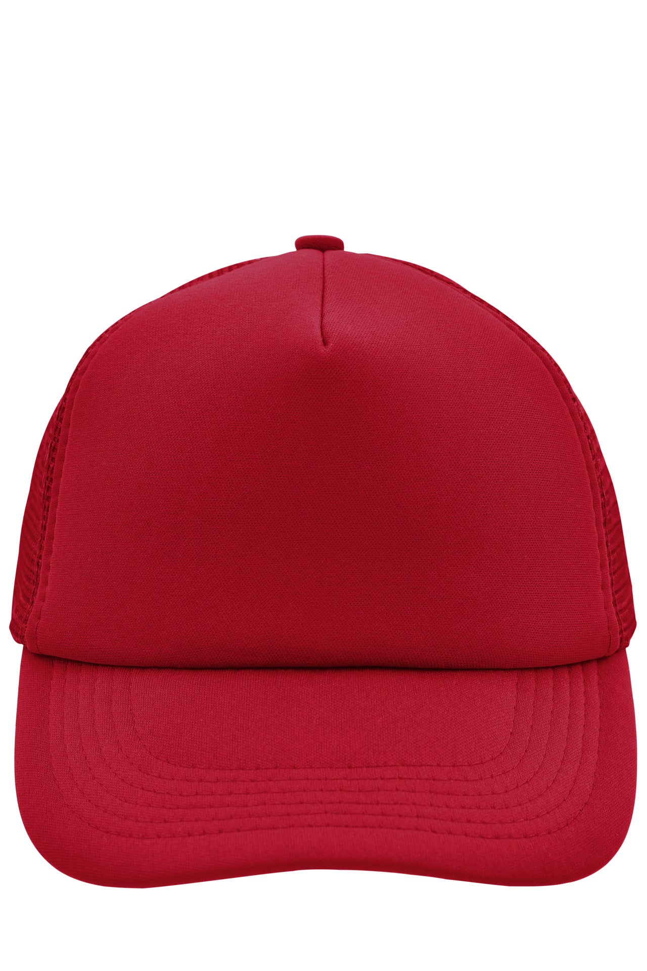 James & Nicholson Panel Mesh Cap red