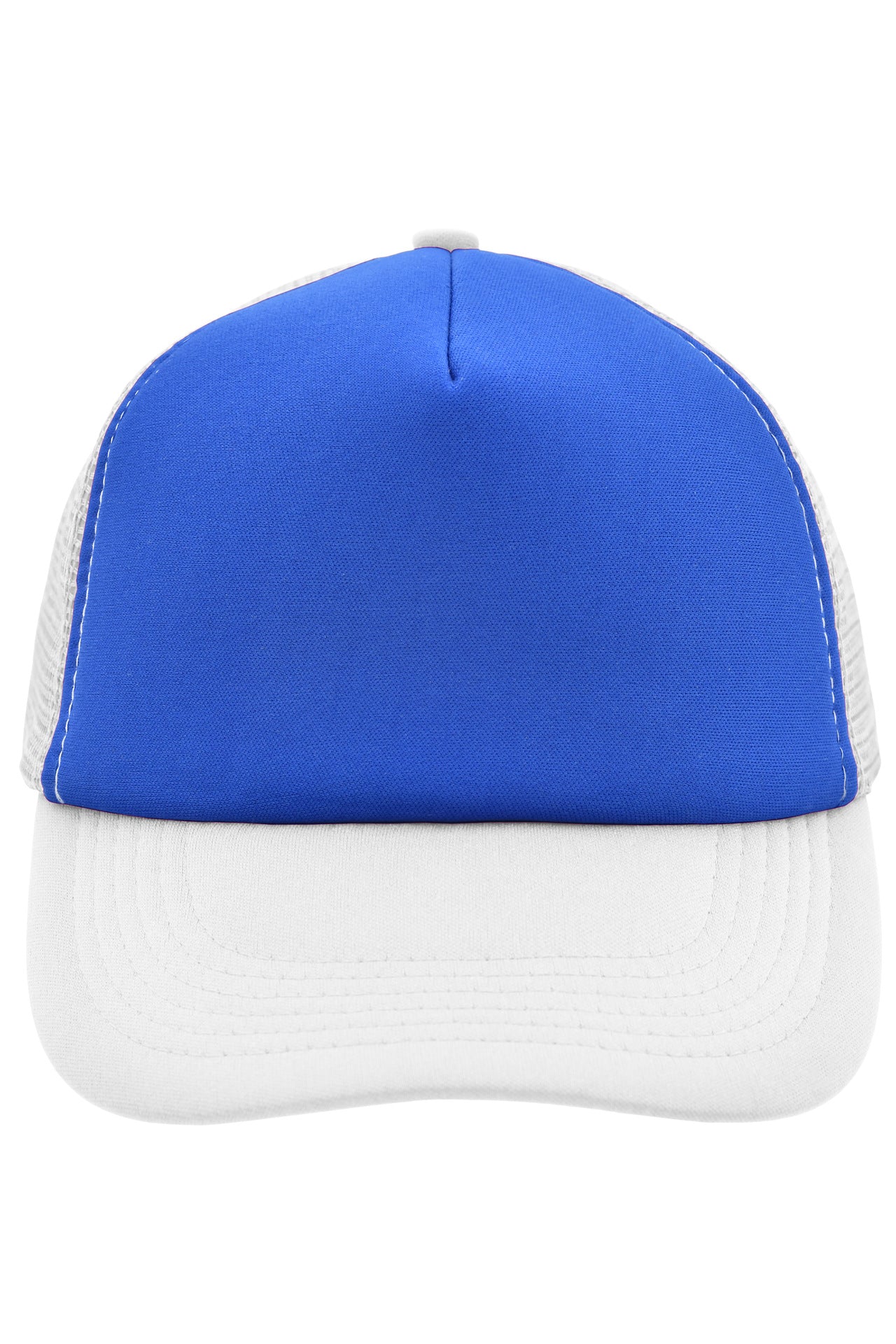 James & Nicholson Panel Mesh Cap royal/white