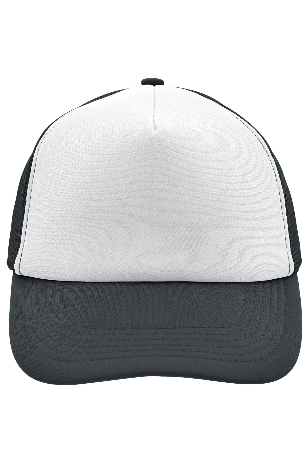 James & Nicholson Panel Mesh Cap white/graphite
