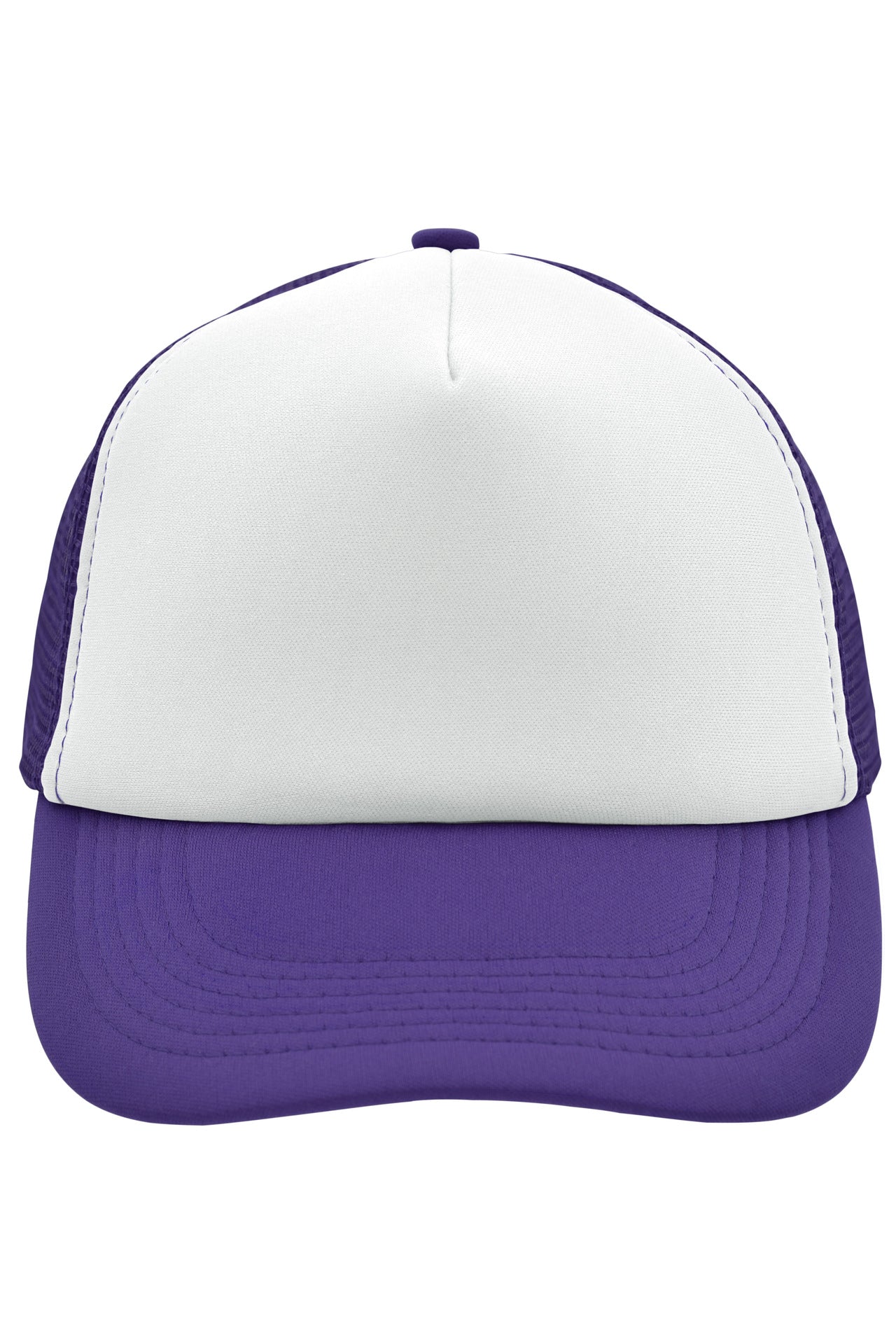 James & Nicholson Panel Mesh Cap white/lilac