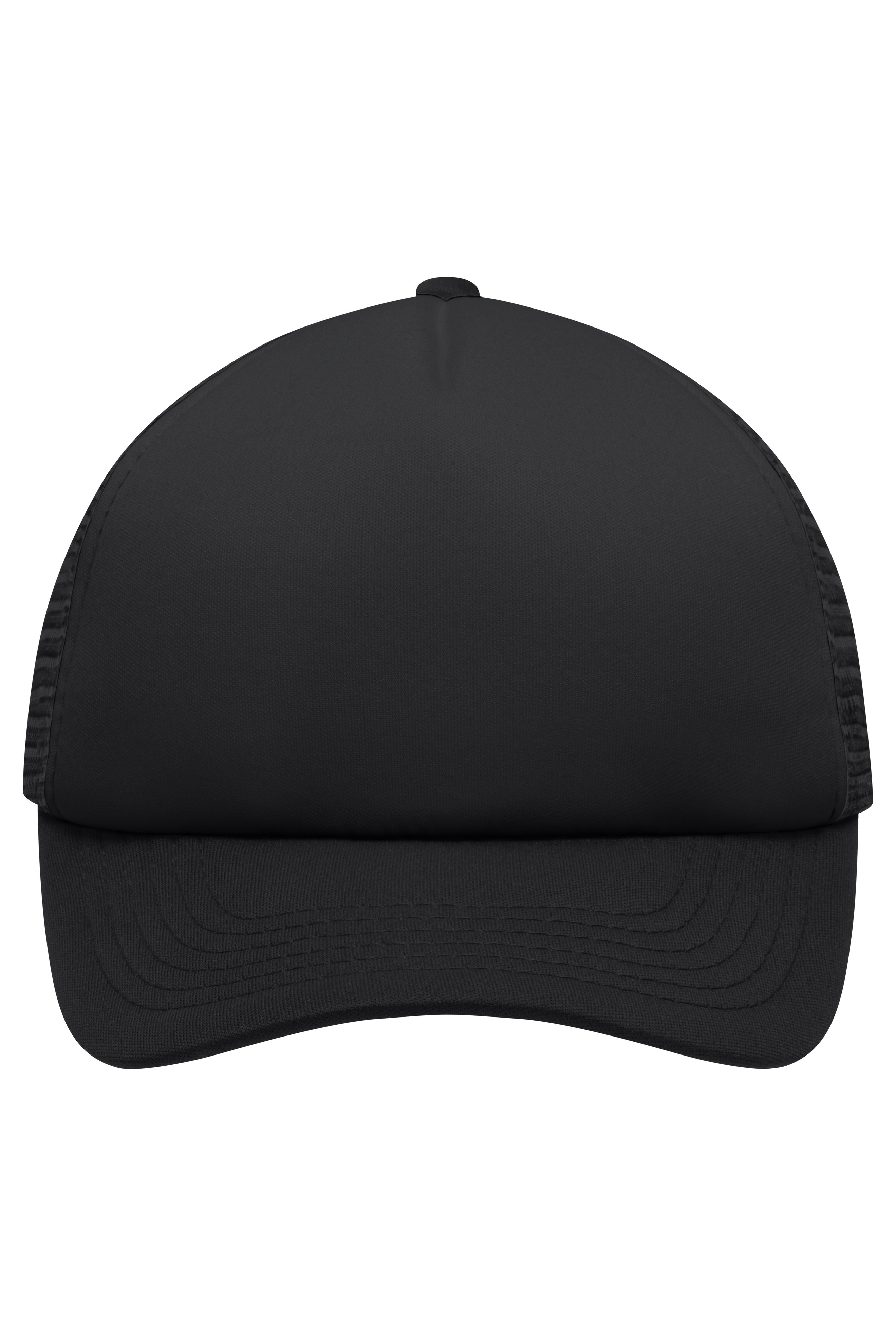 James & Nicholson Panel Kinder Mesh Cap black/black