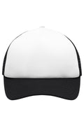 James & Nicholson Panel Kinder Mesh Cap white/black