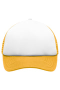 James & Nicholson Panel Kinder Mesh Cap white/gold-yellow