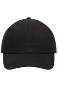 James & Nicholson Panel Cap heavy Cotton black