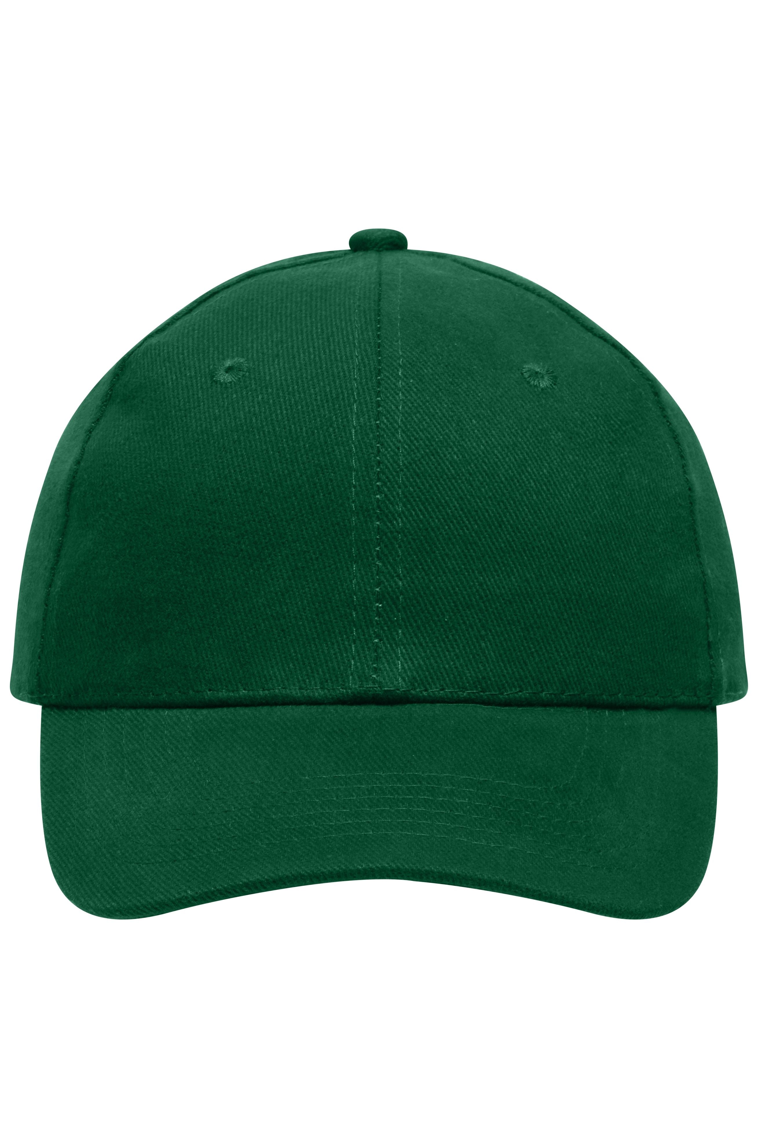James & Nicholson Panel Cap heavy Cotton dark-green