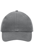James & Nicholson Panel Cap heavy Cotton dark-grey
