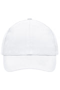 James & Nicholson Panel Cap heavy Cotton white