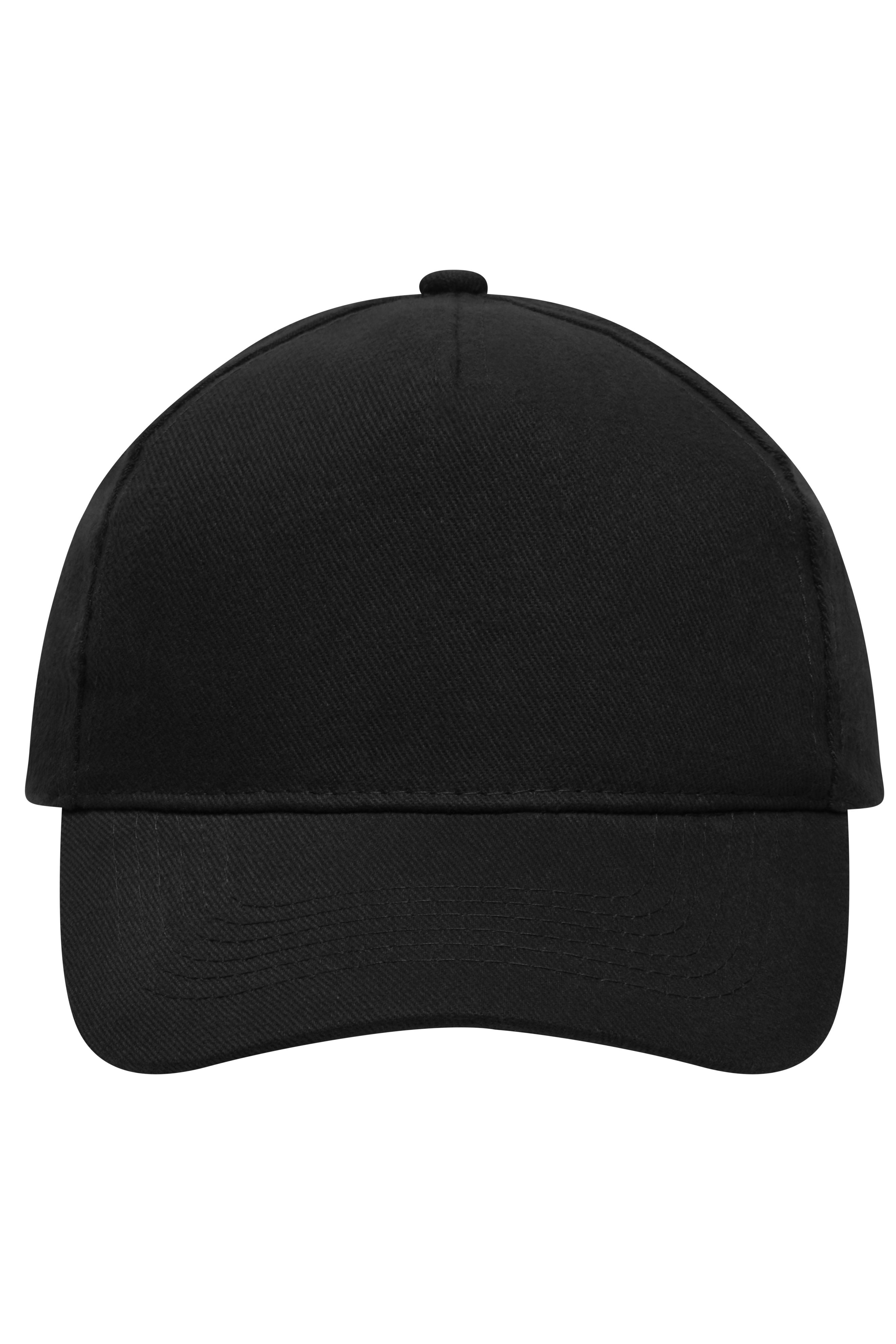 James & Nicholson Klassisches Cap black