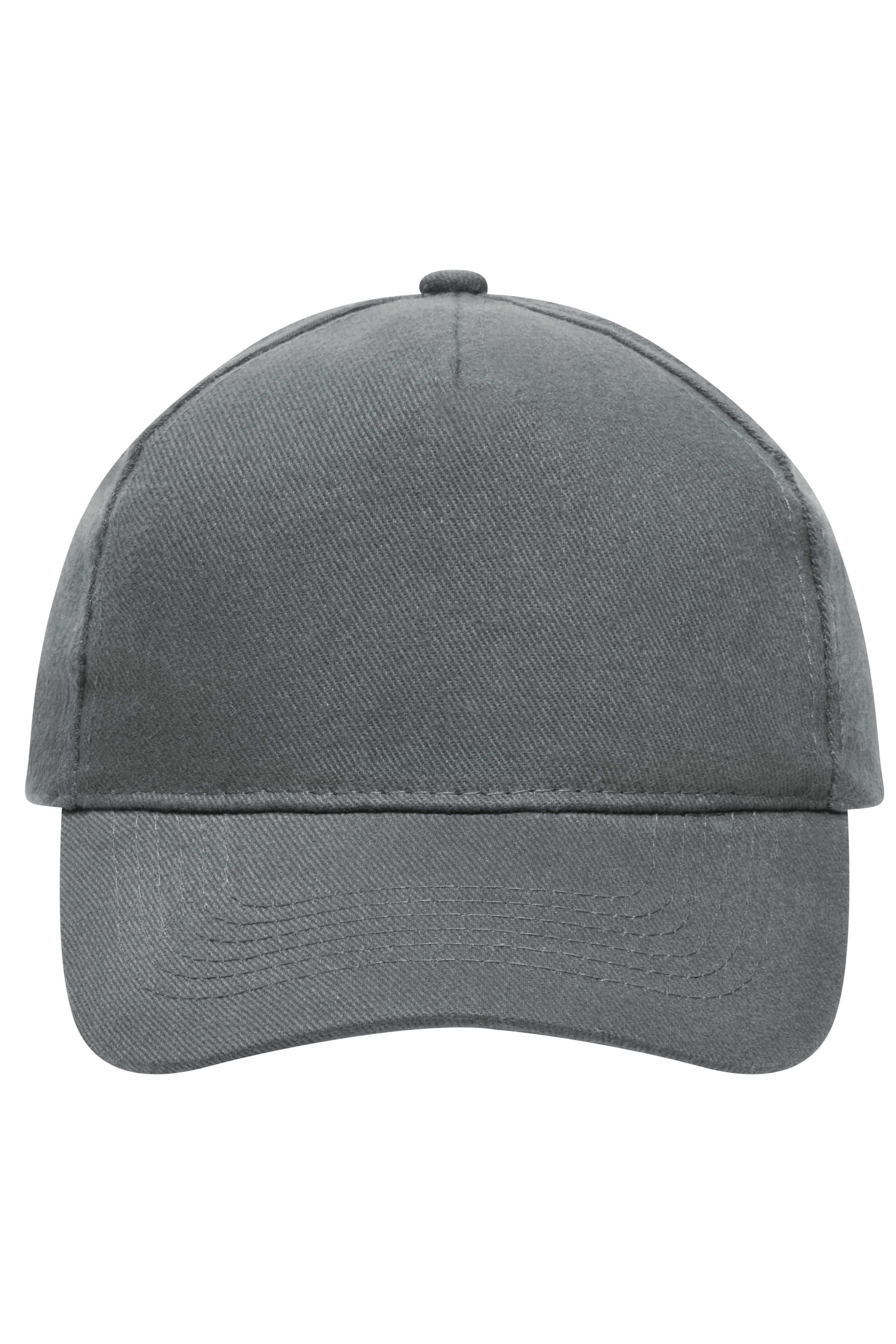 James & Nicholson Klassisches Cap dark-grey