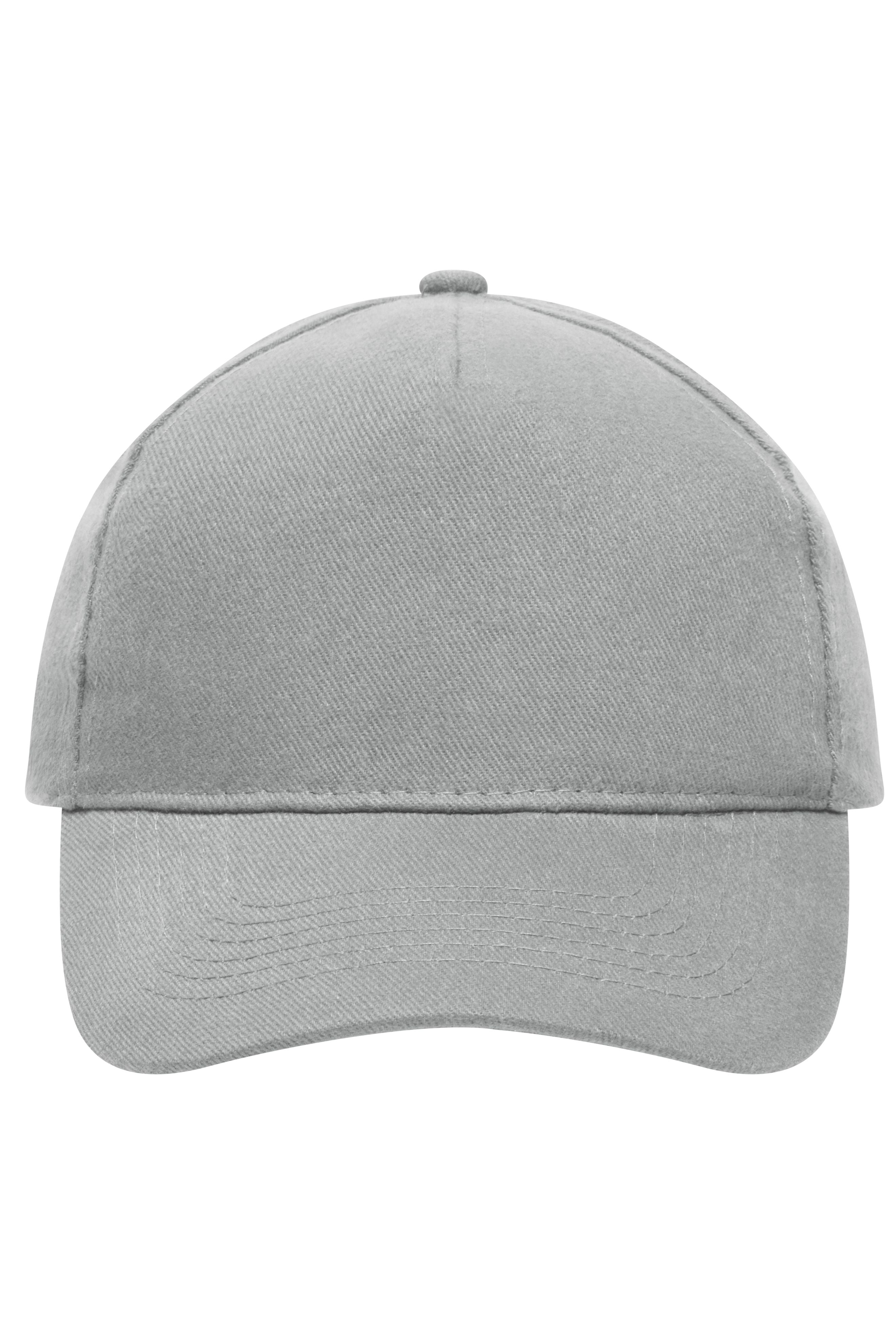 James & Nicholson Klassisches Cap light-grey