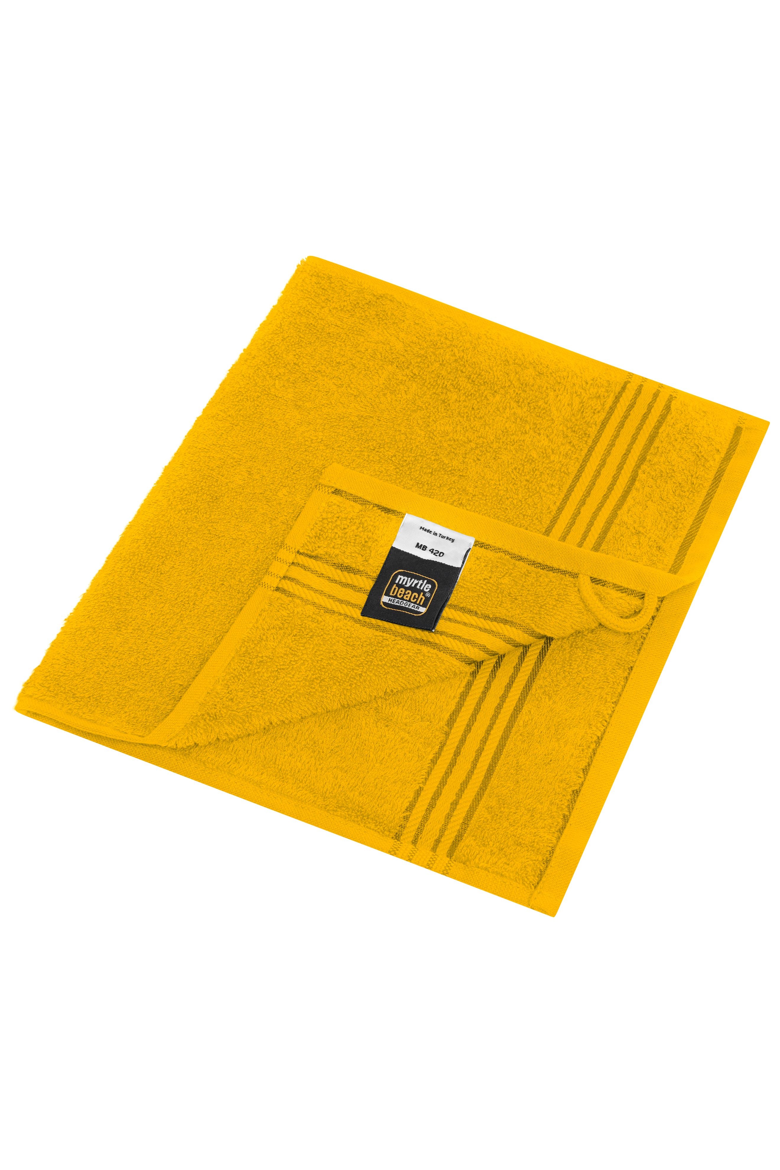 James & Nicholson Gäste Handtuch gold-yellow