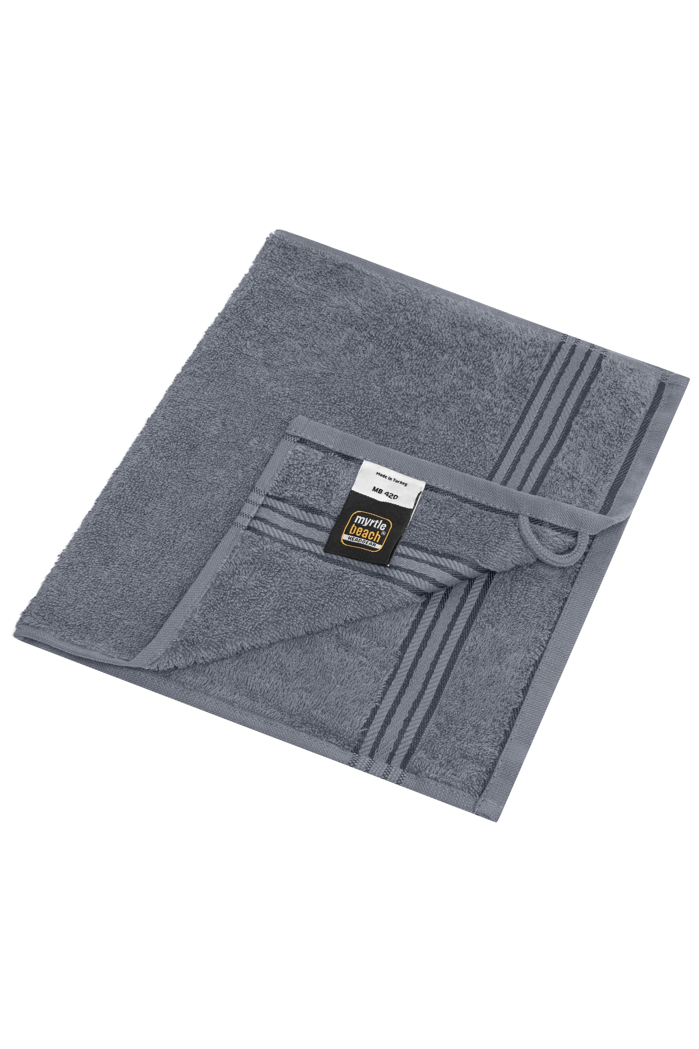James & Nicholson Gäste Handtuch mid-grey