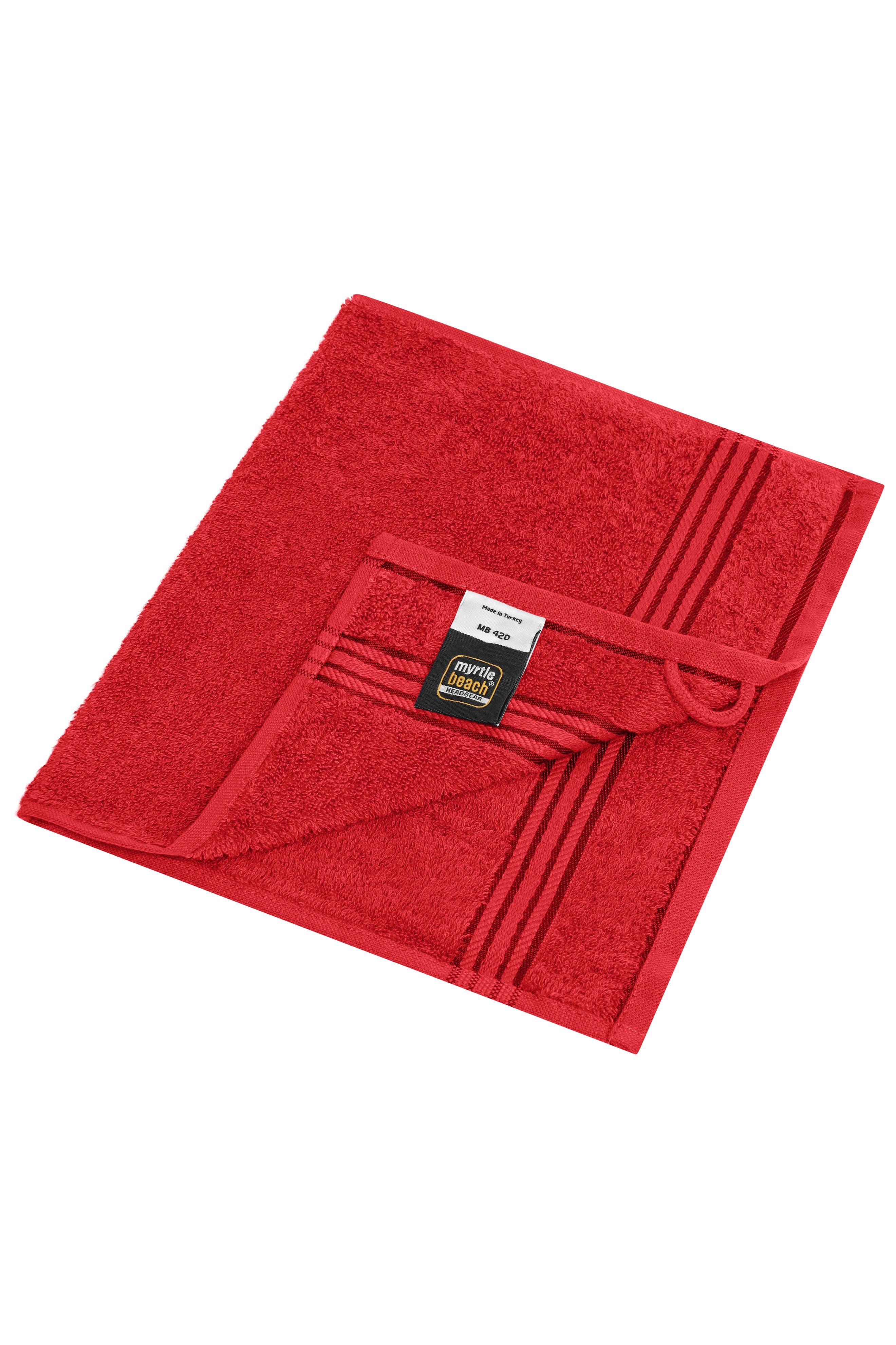 James & Nicholson Gäste Handtuch red