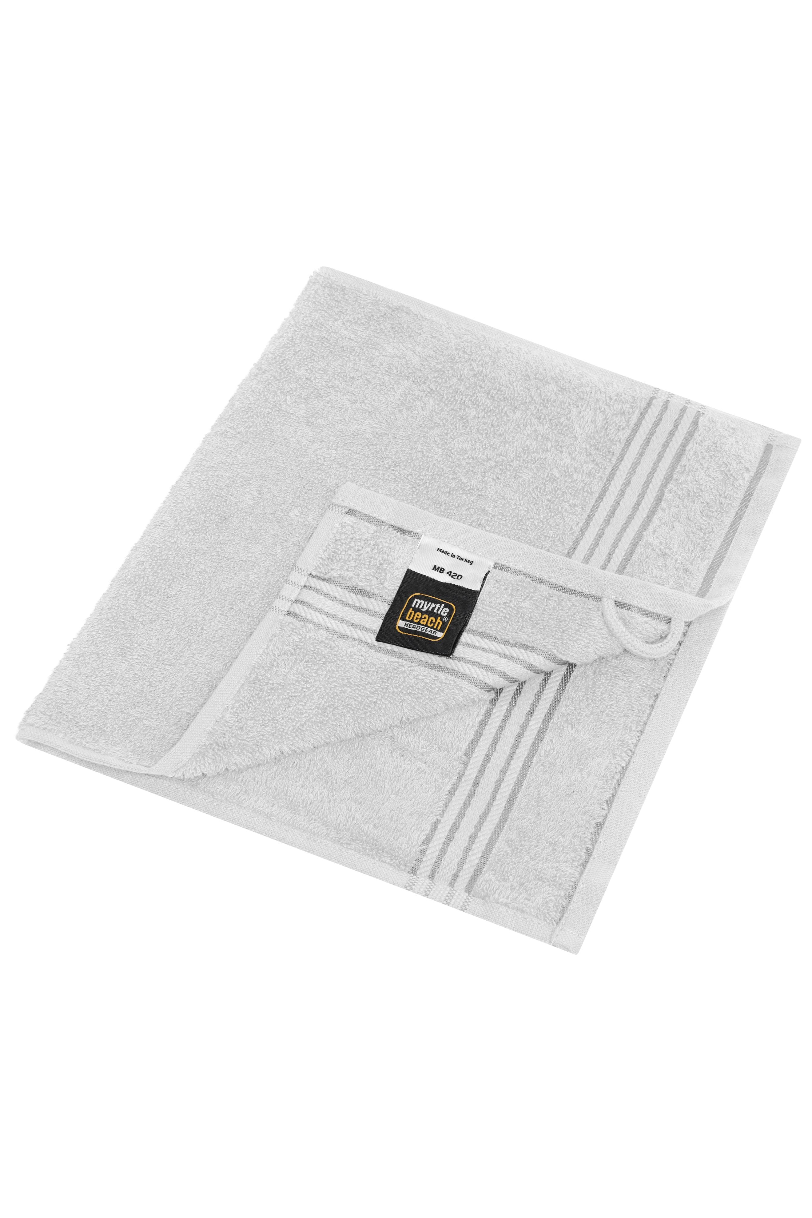 James & Nicholson Gäste Handtuch white