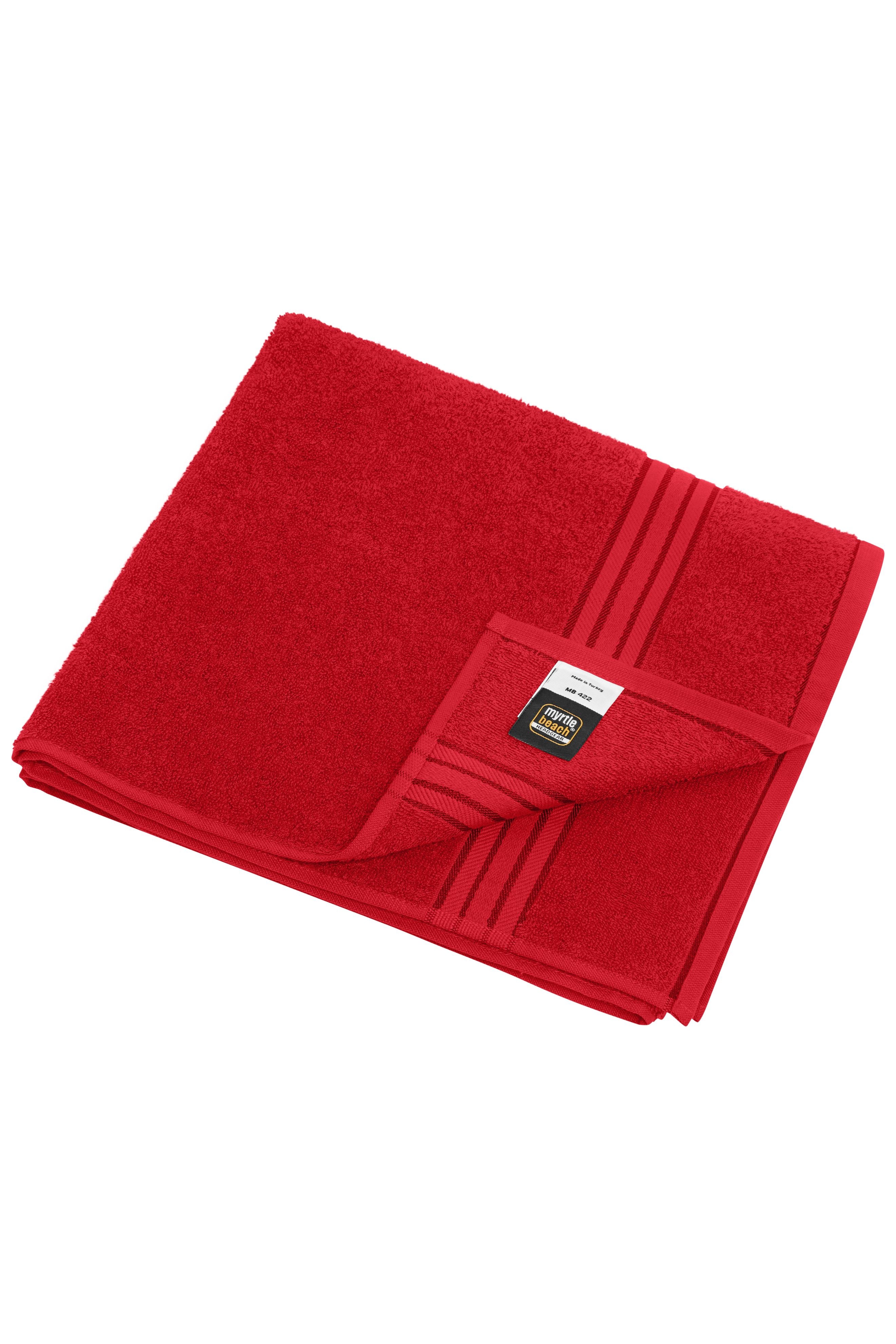 James & Nicholson Badetuch red