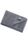 James & Nicholson Großes Badetuch in flauschiger Walkfrottier-Qualität mid-grey