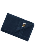 James & Nicholson Großes Badetuch in flauschiger Walkfrottier-Qualität navy