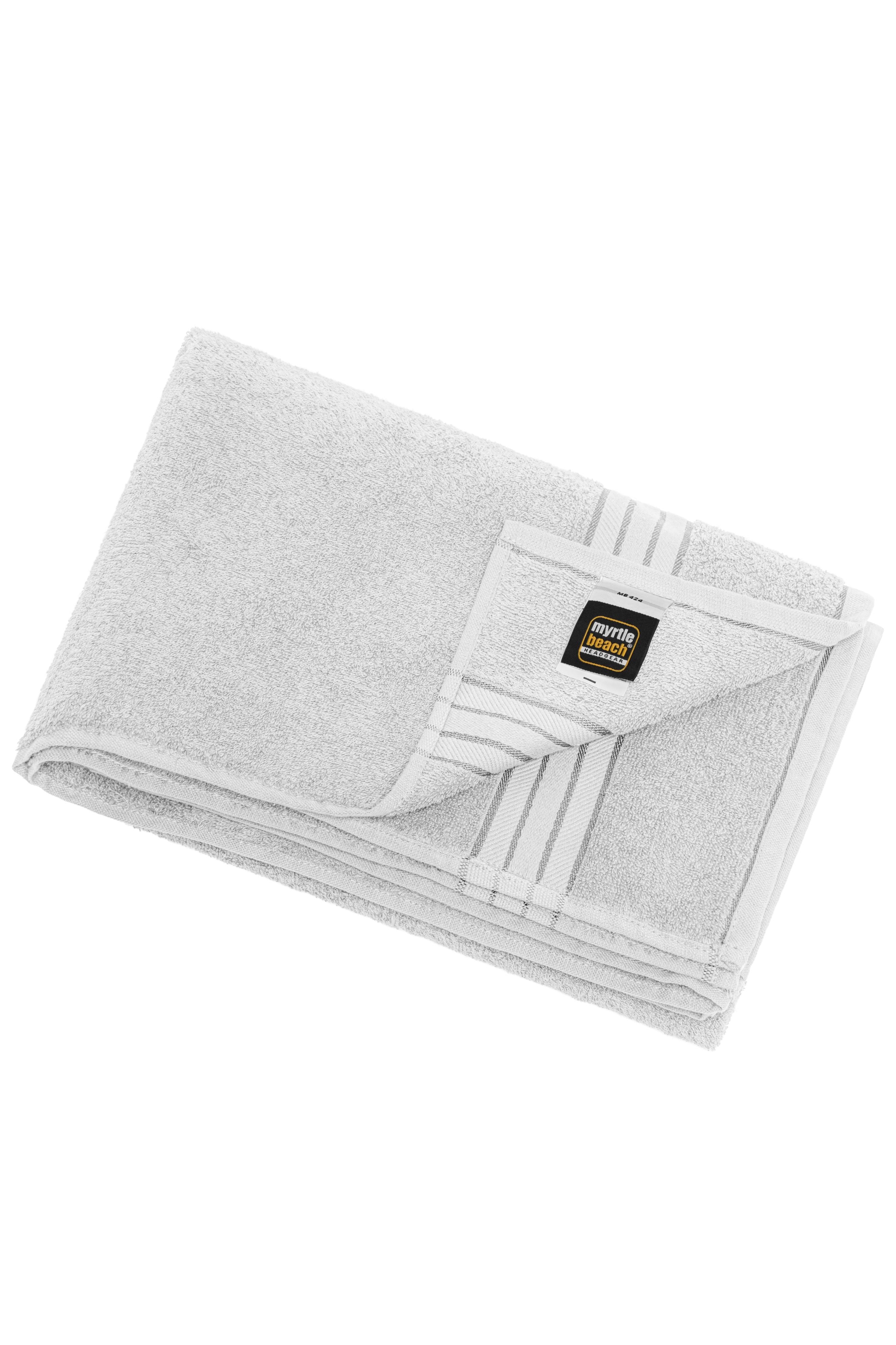 James & Nicholson Großes Badetuch in flauschiger Walkfrottier-Qualität white