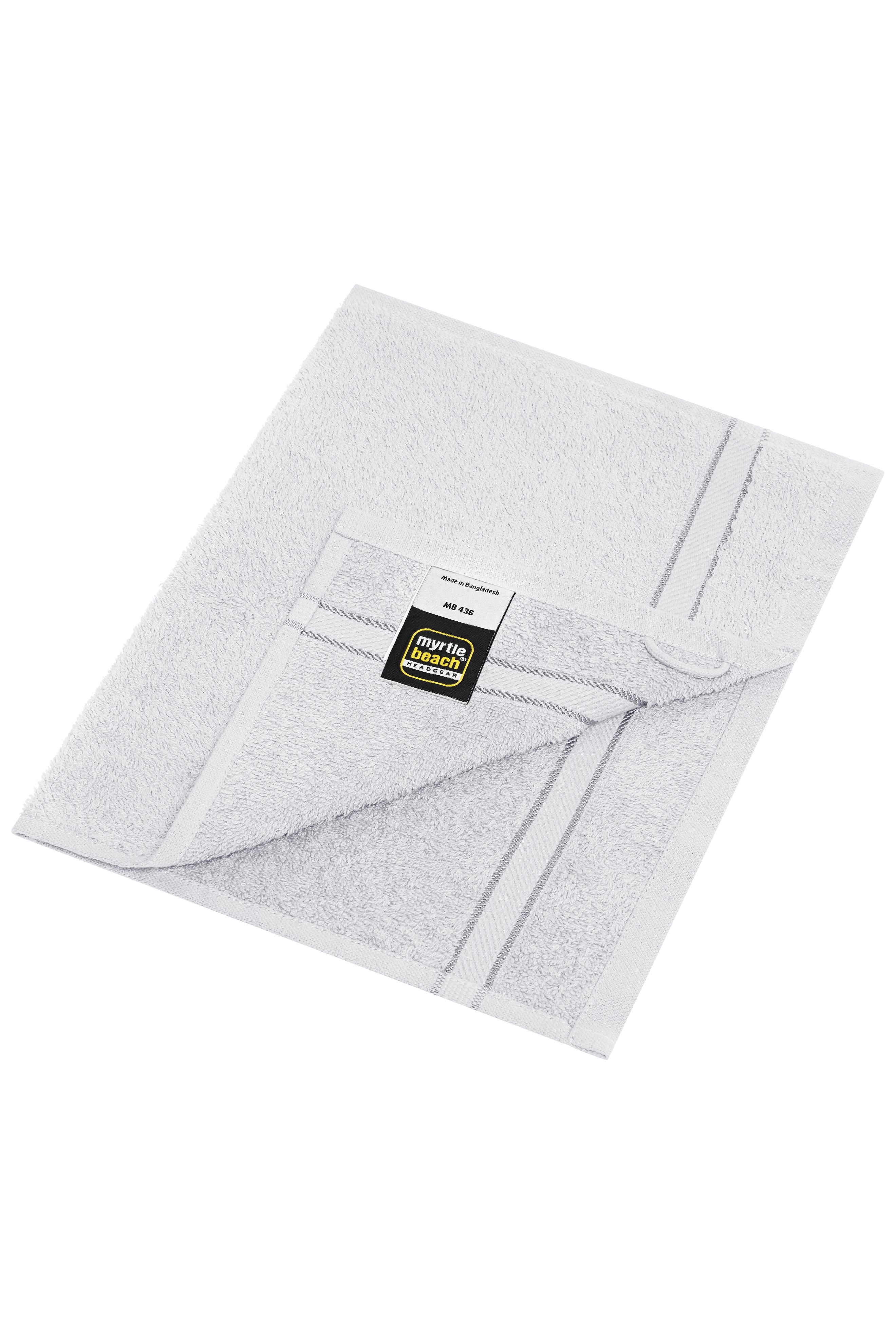 James & Nicholson Gästehandtuch im dezenten Design white