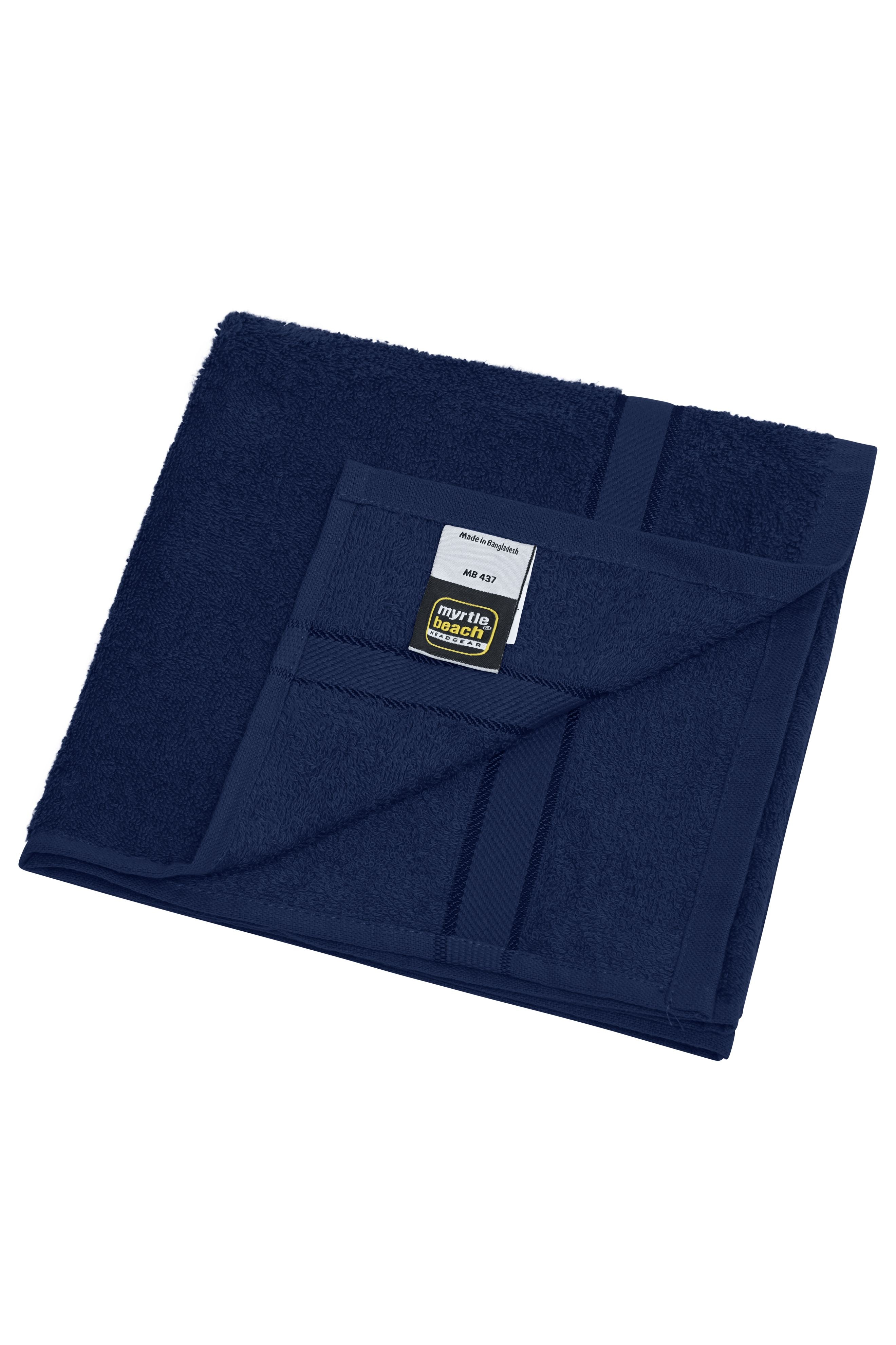 James & Nicholson Handtuch im dezenten Design navy